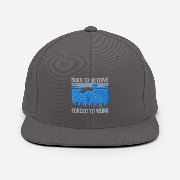 Snapback Hat Snapback Hat Humorous Skydiving Parachuting Adventure Travel Sports Novelty Skydive Skydivers Adventurous