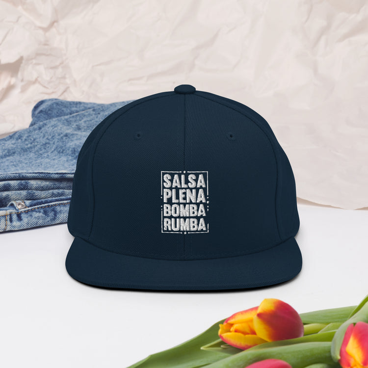 Snapback Hat Humorous Dancing Danseuse Merengue Bachata Cumbia Novelty Reggae Boogie Step Choreography Enthusiast