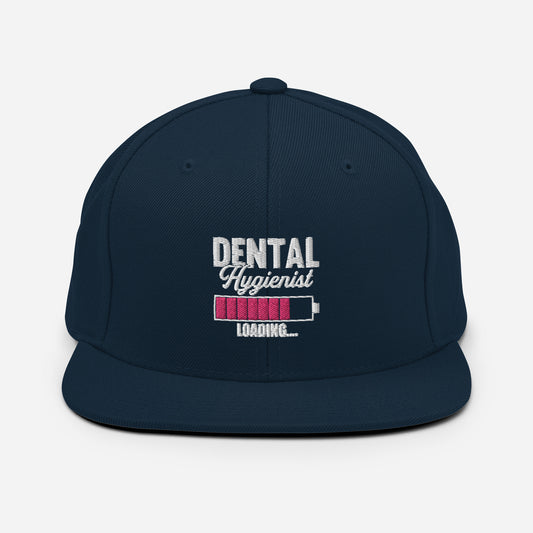 Snapback Hat Dental Hygienist Nostalgic Cavities Dentistry Doctor Cavity Vintage Orthodontics Medicine Orthodontist Fun