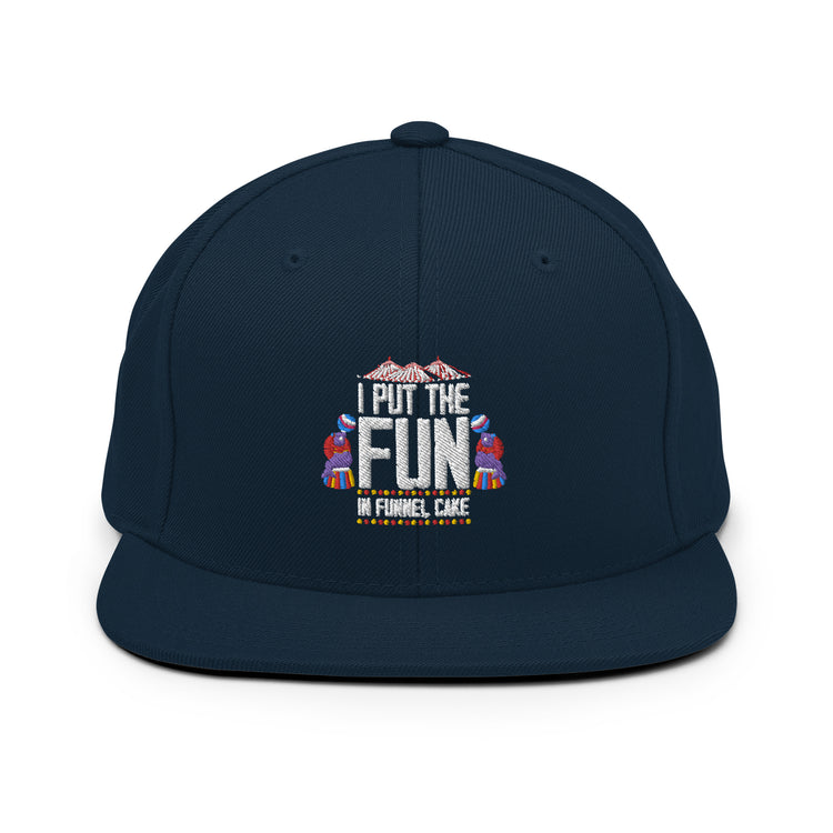 Snapback Hat Hilarious Fun Amusement Leisure Family Bonding Humorous Themed Park Recreation Funfair Bazaar Fan