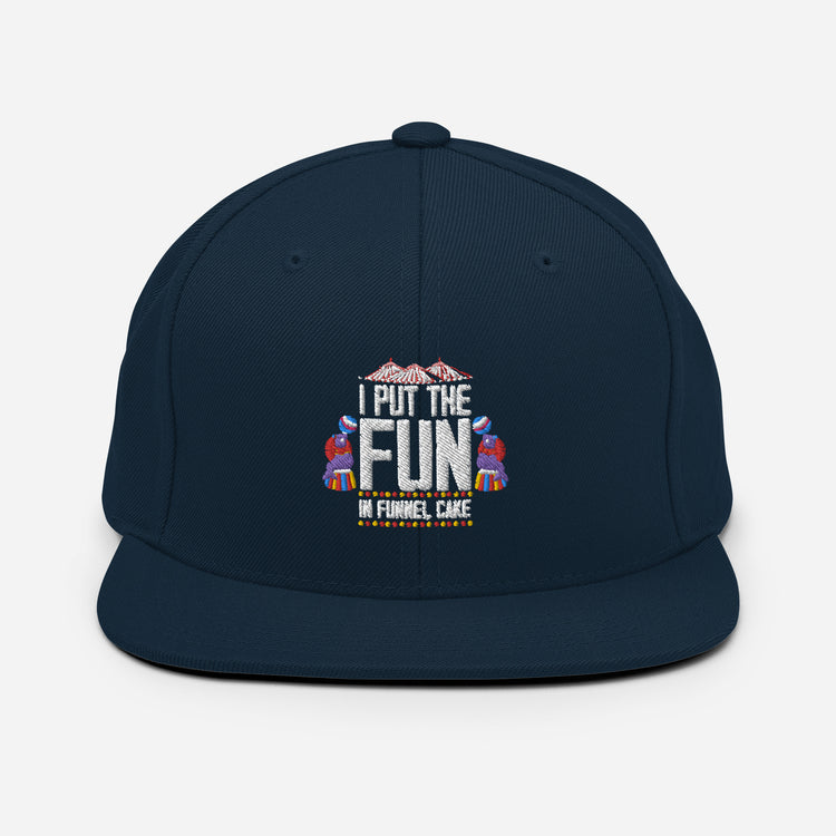 Snapback Hat Hilarious Fun Amusement Leisure Family Bonding Humorous Themed Park Recreation Funfair Bazaar Fan