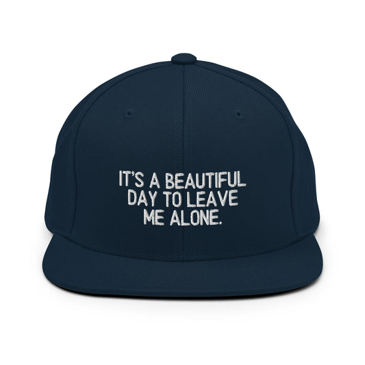 Snapback Hat Novelty Introvert Positive Affectivity Shy Contemplative Hilarious Withdrawn Sociopath Fan