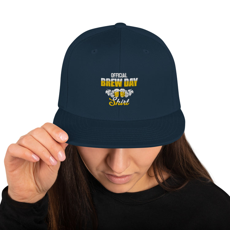 Snapback Hat Humorous Homebrewing Barleys Ale Malt Beverages Hilarious Alcoholic Drinks Brewery Brewpub Lover