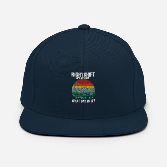 Snapback Hat Humorous I'ts Awesome Day Is It Medical Staff Physician Hospital Professional Licensed Attendant