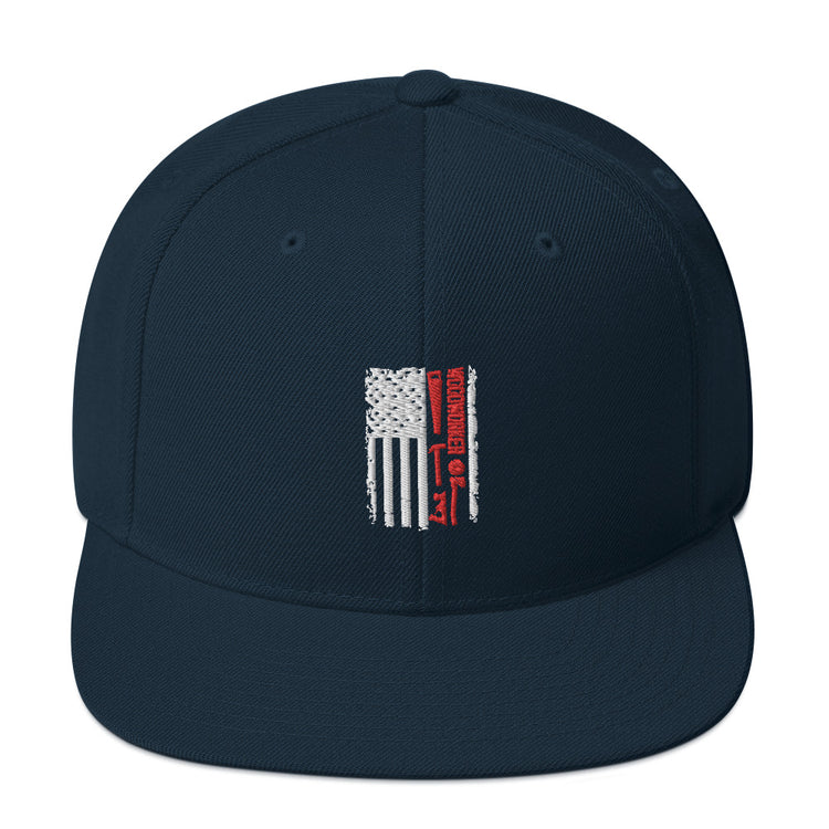 Snapback Hat Humorous US Banner Nationalistic Woodworker Carpentry Cabinetmaker Joinery