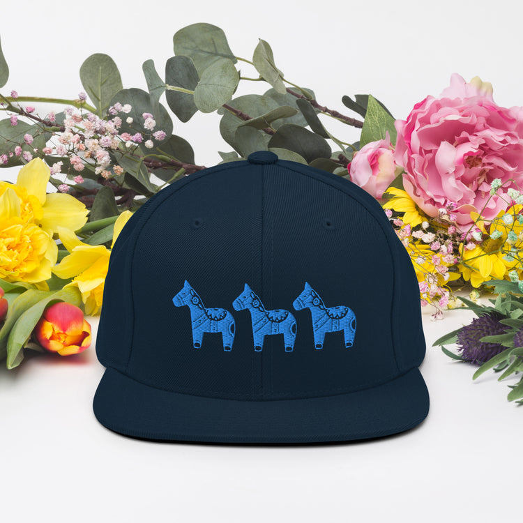 Snapback Hat Scandinavian Ponies Colt Stallion Toy Model Gelding Filly Plaything Miniature