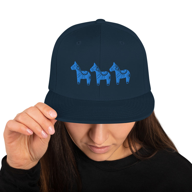 Snapback Hat Scandinavian Ponies Colt Stallion Toy Model Gelding Filly Plaything Miniature