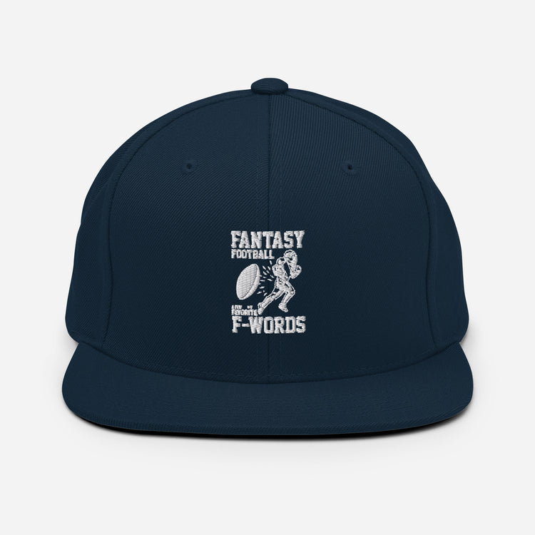 Snapback Hat Humorous Fantasy Football Extreme Field Sports Group Strategic Player Competitiveness