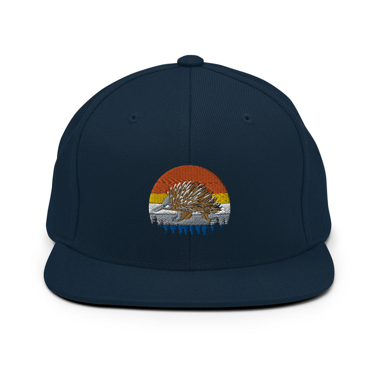 Snapback Hat Hilarious Nostalgic Guinea Old-Fashioned Domesticated Porcupine Gnawer Hedgepig