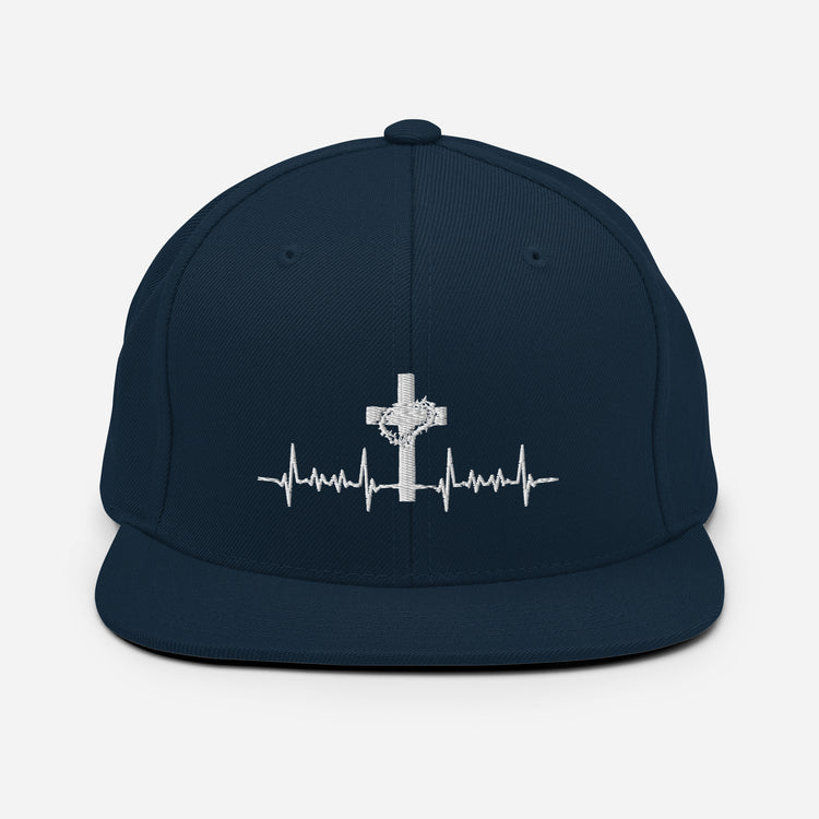 Snapback Hat Cross Christianism Religious Devotee Worshipping Worship Apostolic Evangelic