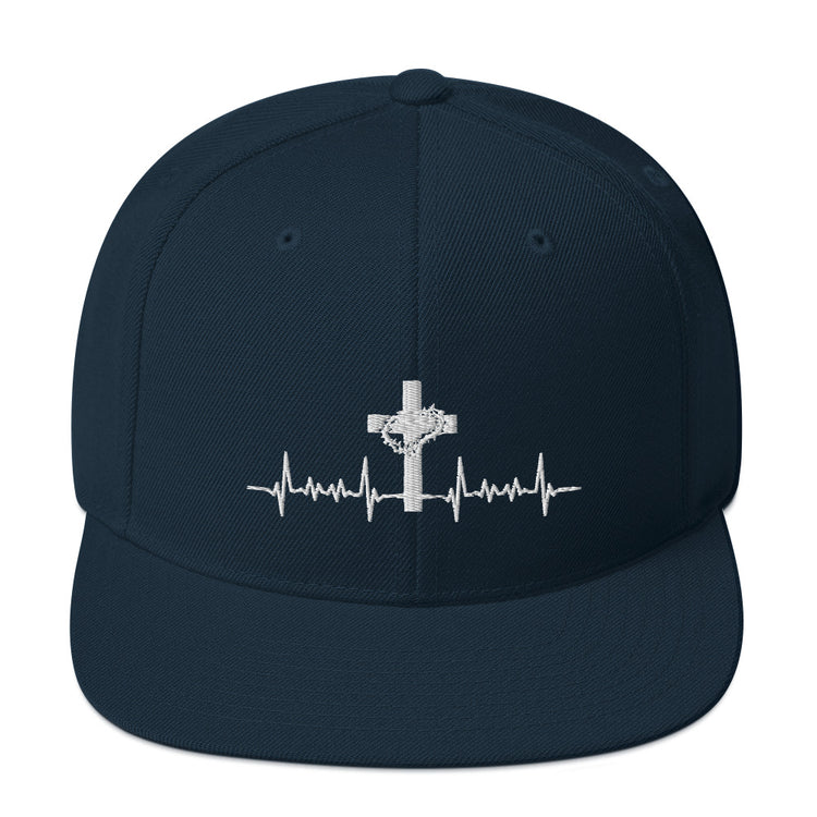 Snapback Hat Cross Christianism Religious Devotee Worshipping Worship Apostolic Evangelic