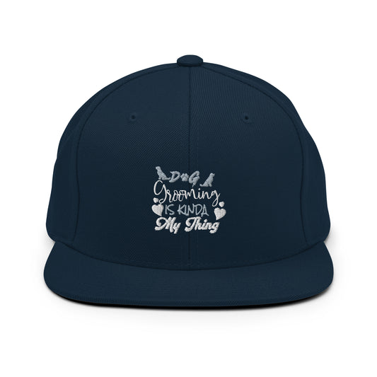 Snapback Hat Humorous Dog Grooming Furry Pets Animals Hounds Puppies Parent Pet Lover