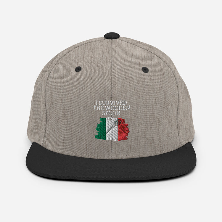 Snapback Hat Humorous Italy Italia Cuisine Cultures Nationalistic Lover Italian Nationalism Cultural Patriotism