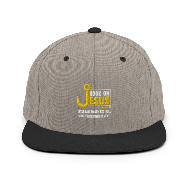 Snapback Hat Humorous Fisherman Priesthood Catholic Church Pastor Pun Christianity Blessing Worker Humor Saying