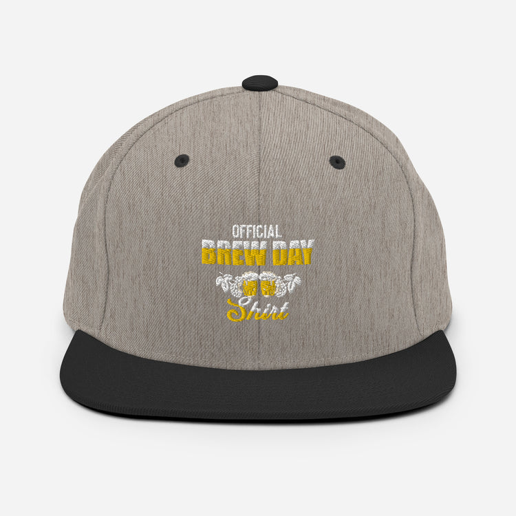 Snapback Hat Humorous Homebrewing Barleys Ale Malt Beverages Hilarious Alcoholic Drinks Brewery Brewpub Lover