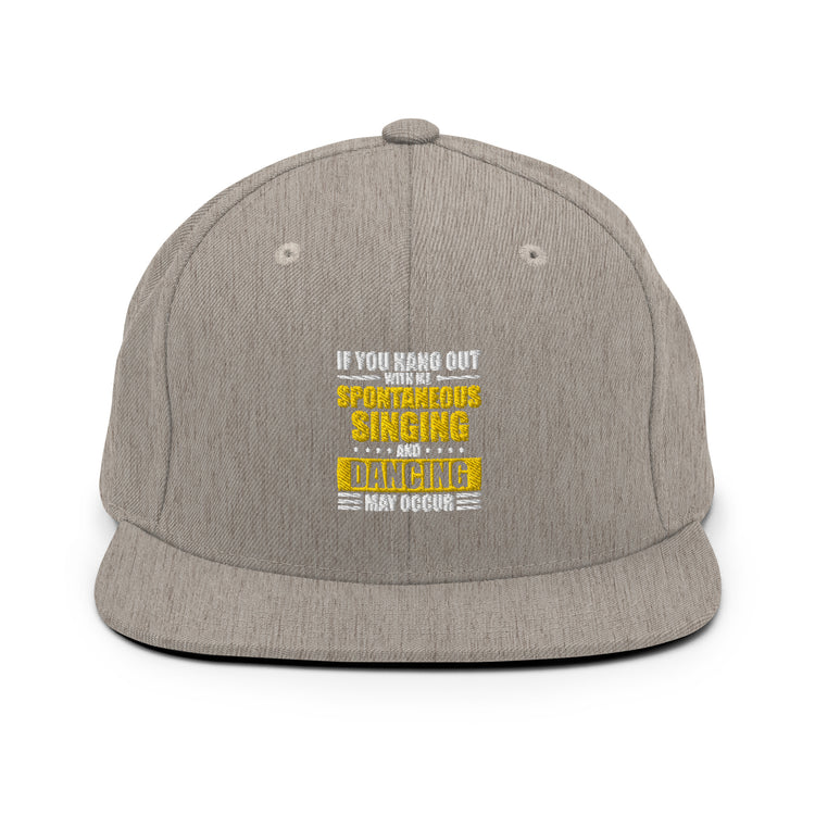 Snapback Hat Hilarious Dramaturgy Performers Drama Operatic Shows Humorous Playhouse Auditorium Melodramatic Fan