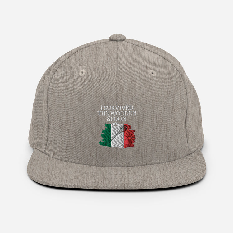 Snapback Hat Humorous Italy Italia Cuisine Cultures Nationalistic Lover Italian Nationalism Cultural Patriotism