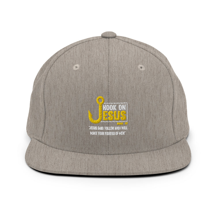 Snapback Hat Humorous Fisherman Priesthood Catholic Church Pastor Pun Christianity Blessing Worker Humor Saying