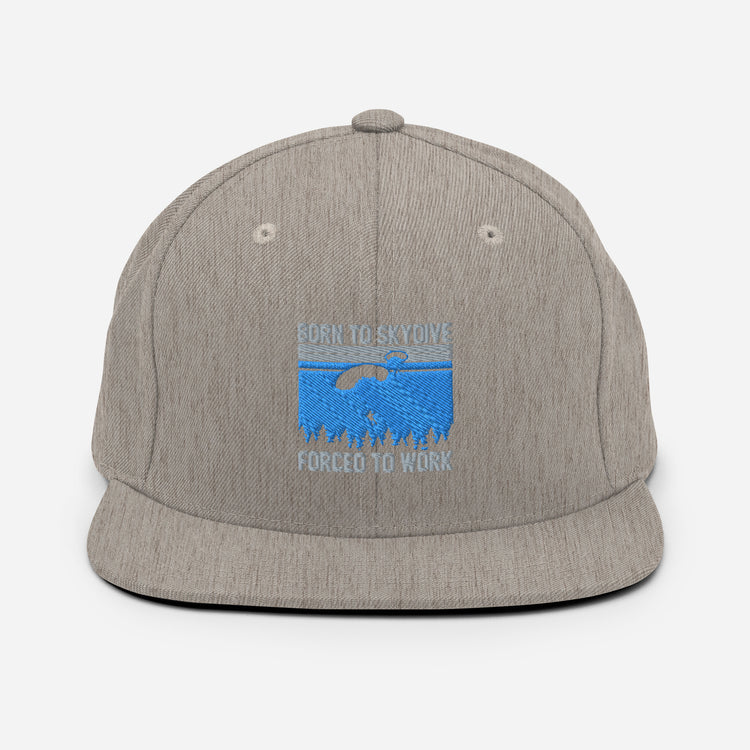 Snapback Hat Snapback Hat Humorous Skydiving Parachuting Adventure Travel Sports Novelty Skydive Skydivers Adventurous