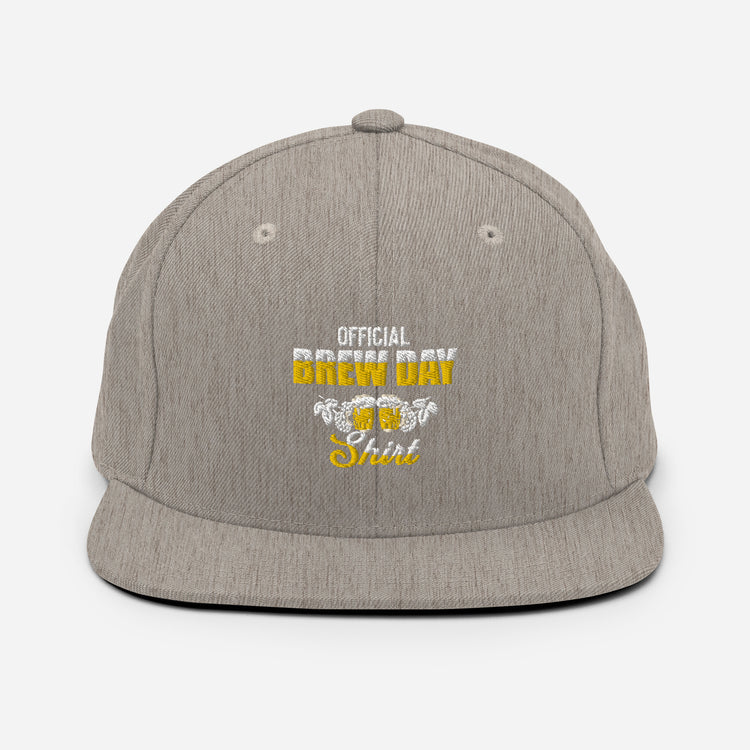 Snapback Hat Humorous Homebrewing Barleys Ale Malt Beverages Hilarious Alcoholic Drinks Brewery Brewpub Lover