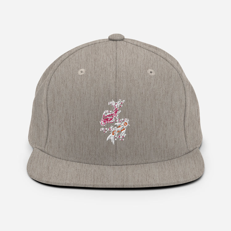 Snapback Hat  Japan Pondfish Lover Goldfish Chagoi Catfish Fishing Collector Fishes Charm