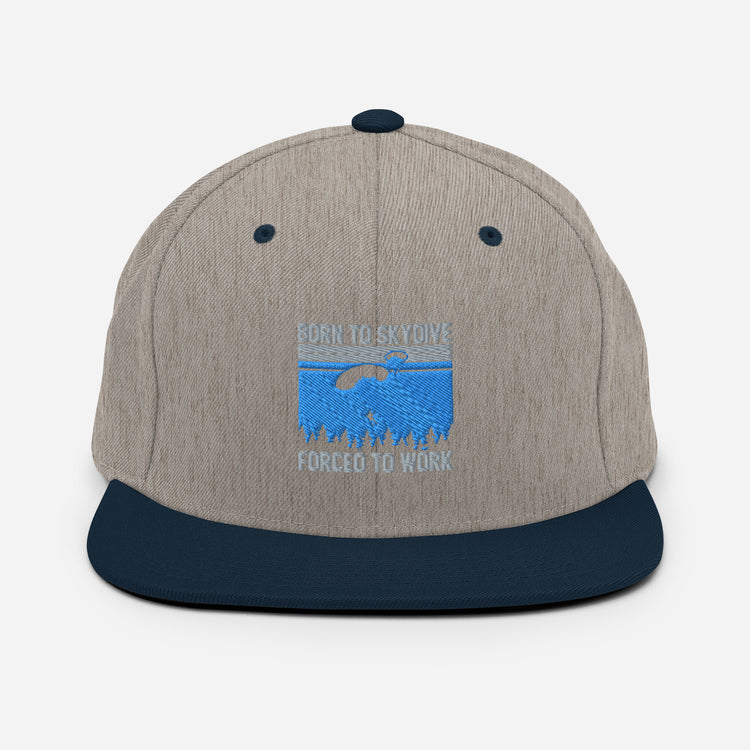 Snapback Hat Snapback Hat Humorous Skydiving Parachuting Adventure Travel Sports Novelty Skydive Skydivers Adventurous