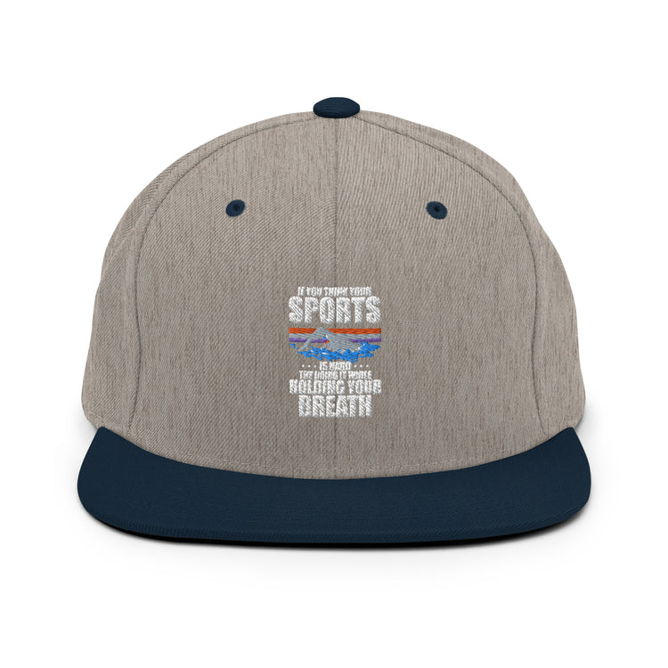 Snapback Hat Hilarious Laughter Sarcasm Ridicule Humor Sarcastic Funny Humorous Humors Derision Chuckle