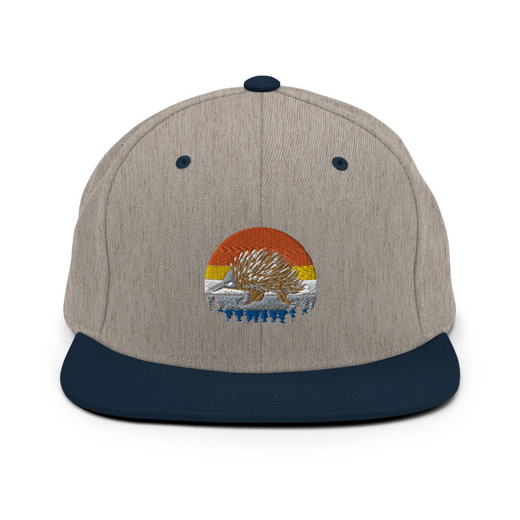 Snapback Hat Hilarious Nostalgic Guinea Old-Fashioned Domesticated Porcupine Gnawer Hedgepig