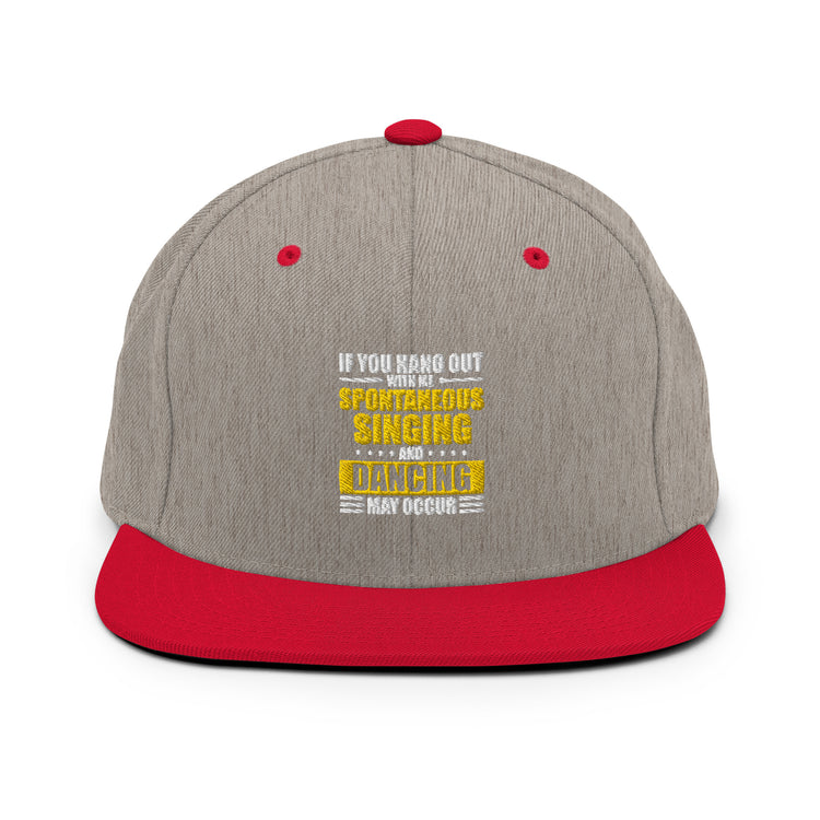 Snapback Hat Hilarious Dramaturgy Performers Drama Operatic Shows Humorous Playhouse Auditorium Melodramatic Fan