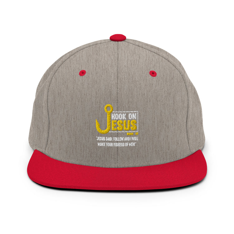 Snapback Hat Humorous Fisherman Priesthood Catholic Church Pastor Pun Christianity Blessing Worker Humor Saying