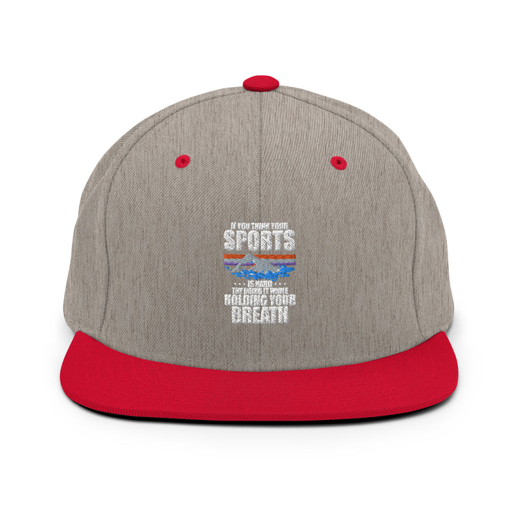 Snapback Hat Hilarious Laughter Sarcasm Ridicule Humor Sarcastic Funny Humorous Humors Derision Chuckle