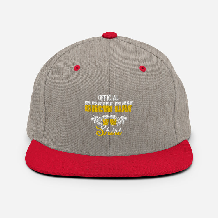 Snapback Hat Humorous Homebrewing Barleys Ale Malt Beverages Hilarious Alcoholic Drinks Brewery Brewpub Lover