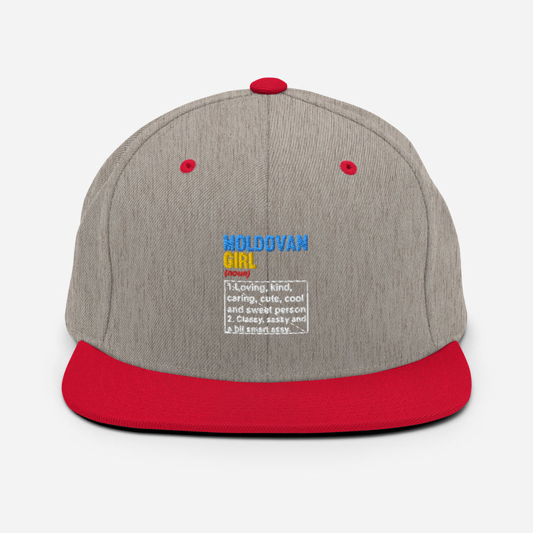 Snapback Hat  Hilarious Moldovian Nationalistic Nationalism Enthusiast Novelty Patriotic Patriotism Chauvinism