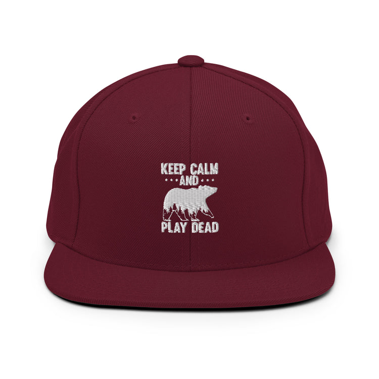 Snapback Hat  Keep Calm Hilarious Ridicule Humor Sarcasm Sarcastic Laughter Funny HumorousvPlayfulness Chuckle