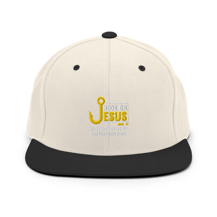 Snapback Hat Humorous Fisherman Priesthood Catholic Church Pastor Pun Christianity Blessing Worker Humor Saying