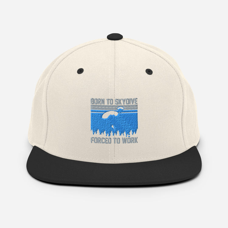 Snapback Hat Snapback Hat Humorous Skydiving Parachuting Adventure Travel Sports Novelty Skydive Skydivers Adventurous