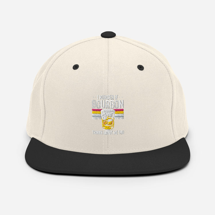 Snapback Hat Hilarious Alcoholic Bourbon Drink Lover Beverage Tastes Pun Humorous Fermented Wine Drinks Party Fun