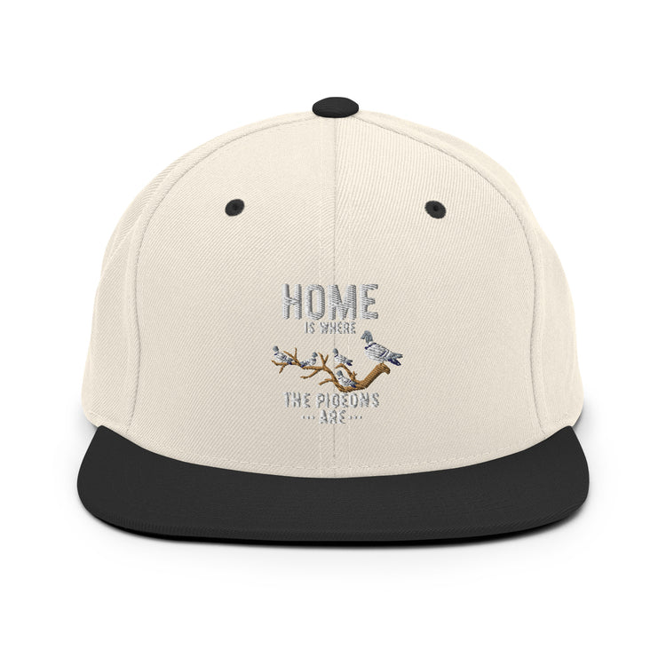 Snapback Hat Hilarious Pigeons Cockatiels Dodo Flying Animals Squab Culver Fan Cushat Fowl