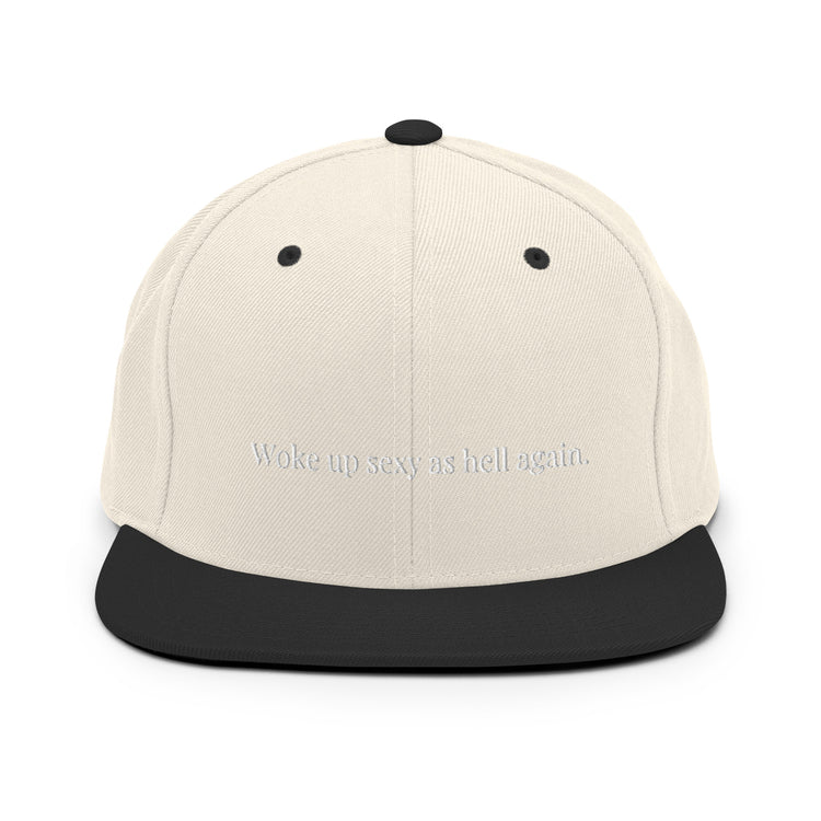 Snapback Hat Novelty Sexy As Hell Again Comical Sarcastic Sayings Fan Phrases Lover