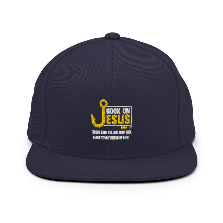 Snapback Hat Humorous Fisherman Priesthood Catholic Church Pastor Pun Christianity Blessing Worker Humor Saying