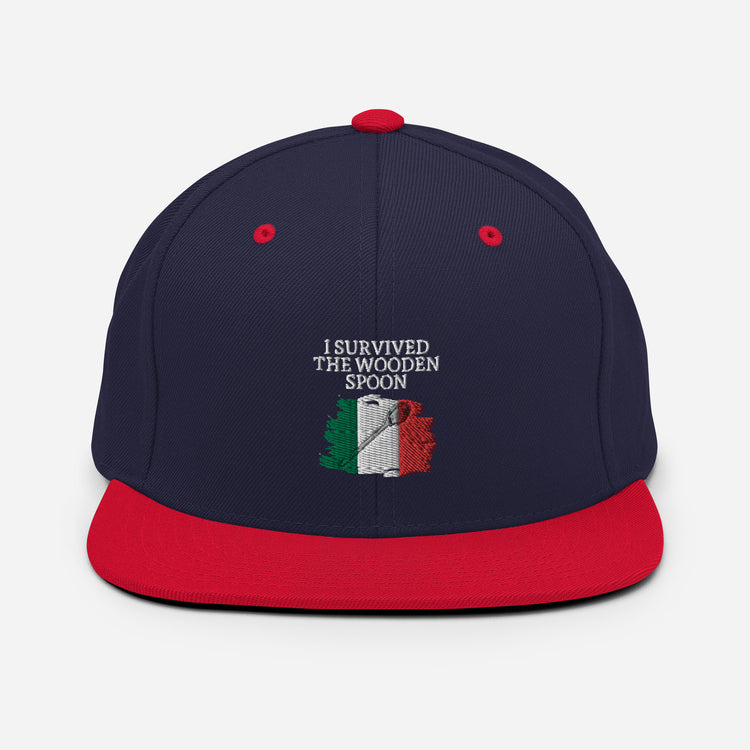 Snapback Hat Humorous Italy Italia Cuisine Cultures Nationalistic Lover Italian Nationalism Cultural Patriotism