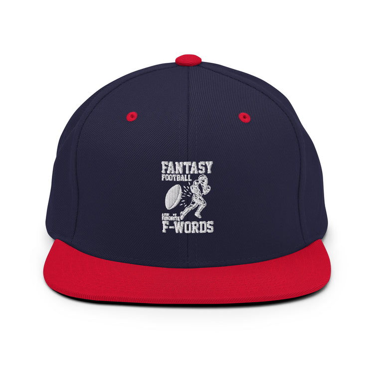 Snapback Hat Humorous Fantasy Football Extreme Field Sports Group Strategic Player Competitiveness