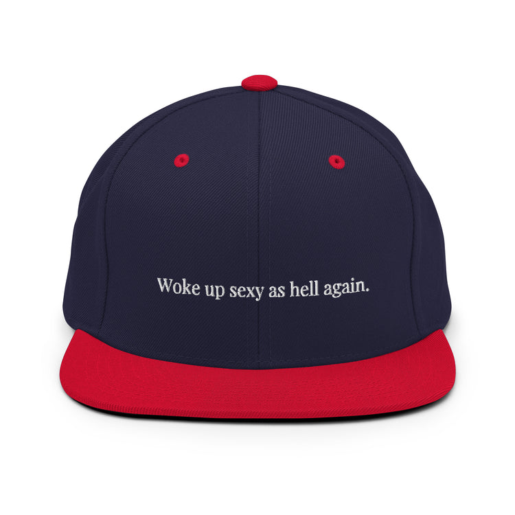 Snapback Hat Novelty Sexy As Hell Again Comical Sarcastic Sayings Fan Phrases Lover