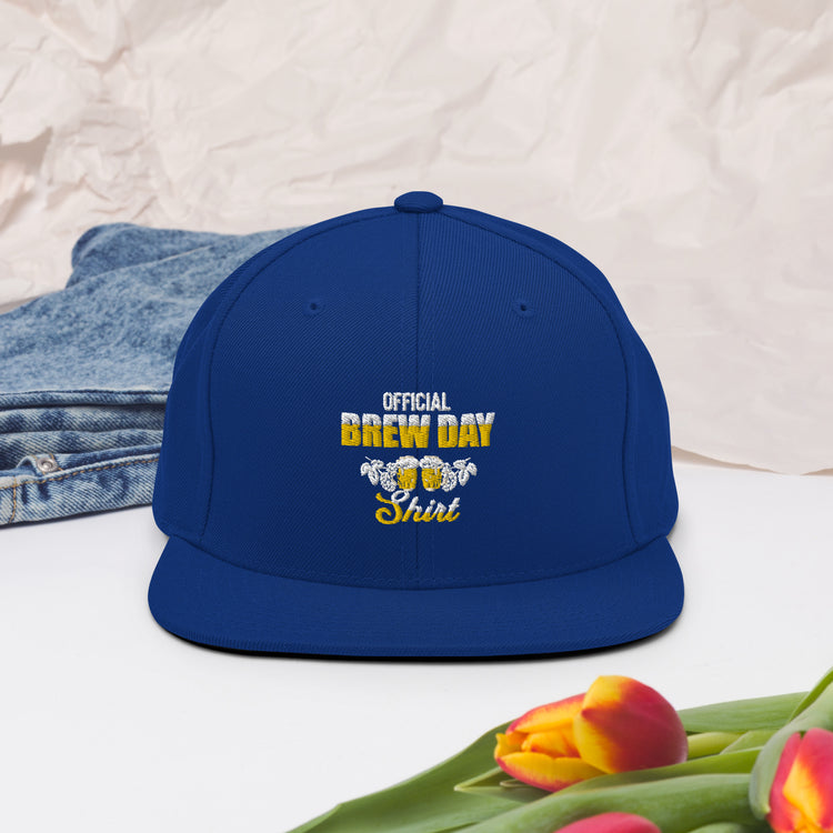 Snapback Hat Humorous Homebrewing Barleys Ale Malt Beverages Hilarious Alcoholic Drinks Brewery Brewpub Lover