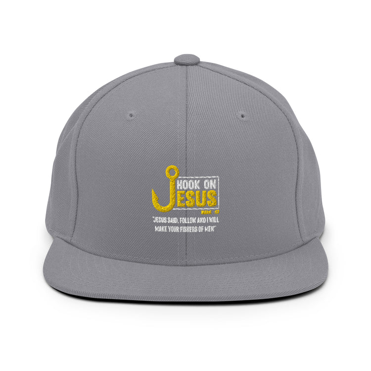 Snapback Hat Humorous Fisherman Priesthood Catholic Church Pastor Pun Christianity Blessing Worker Humor Saying