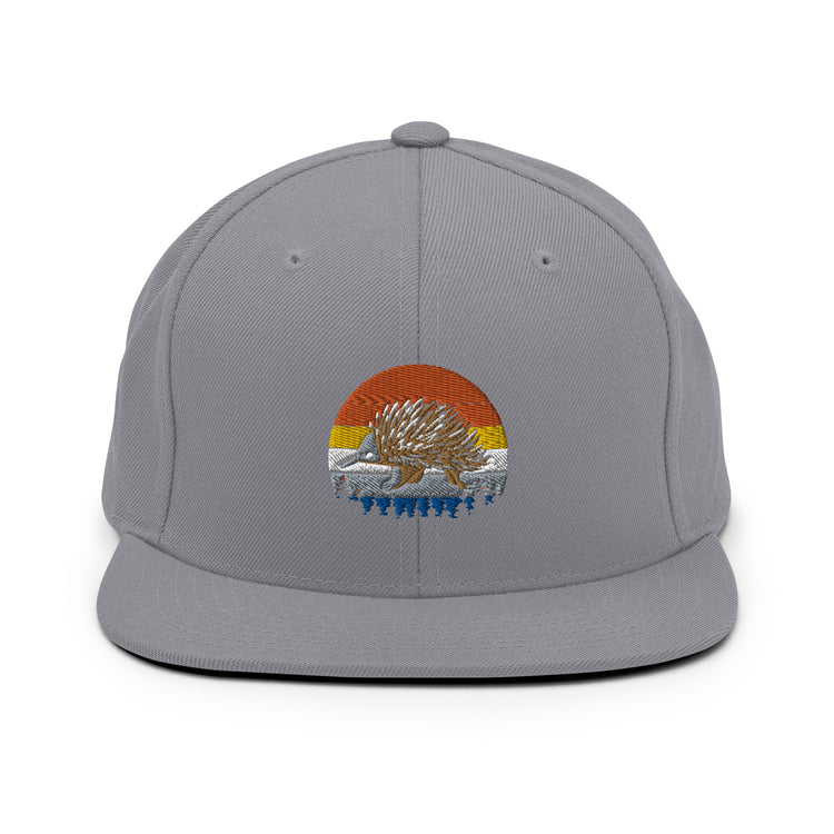 Snapback Hat Hilarious Nostalgic Guinea Old-Fashioned Domesticated Porcupine Gnawer Hedgepig