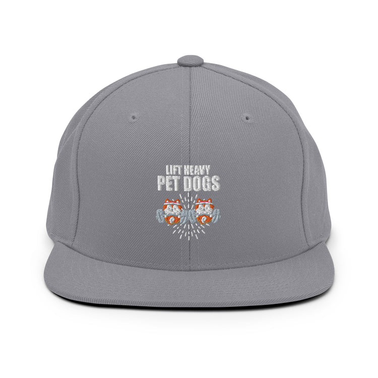 Snapback Hat Humorous Pet Dog Weightlifting Physical Novelty Fitness Out Bodybuilding Fan