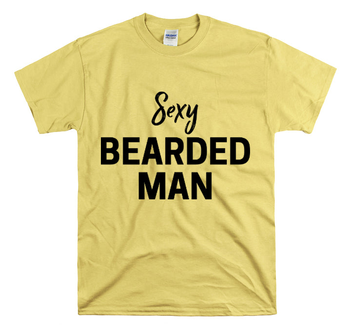 Shirt Funny Taken By The Sexy Bearded Mr And Mrs Wedding Couple Matching Marriage Humor T-Shirt Unisex Heavy Cotton Tee