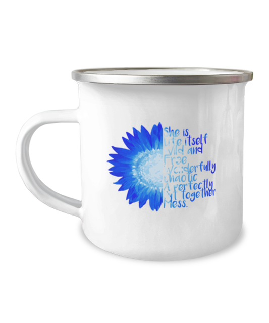 Camper Mug 12oz Camper Mug 12oz Motivational Sunflowers Saying Graphic Mom Women Inspiring Saying Sunflower Sassy Uplifting Grandma Daughter