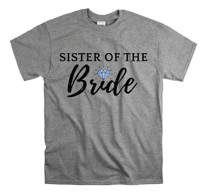 Shirt Funny Supportive Sibling Of Fiancée Bachelorette Bridal Bridesmaid Engagement T-Shirt Unisex Heavy Cotton Tee